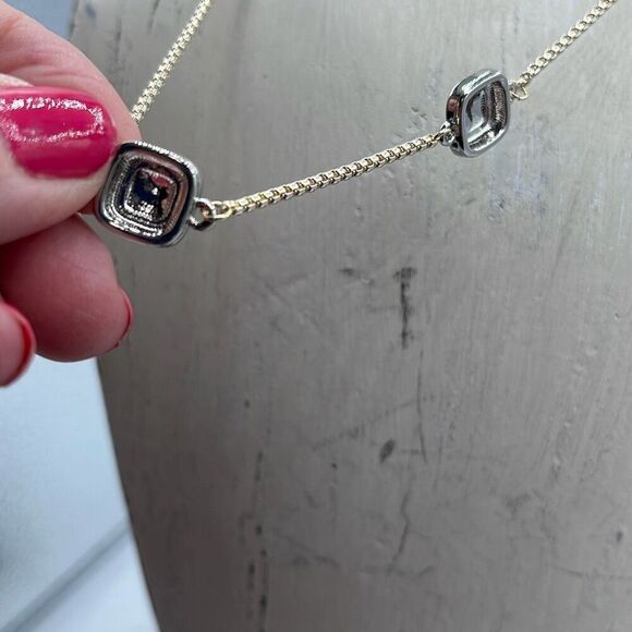 NWT MX Signature Gold Plated choker with CZ pendants - Picture 5 of 8